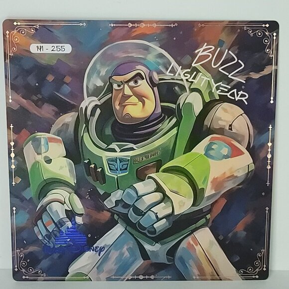 Buzz Lightyear Toy Story Disney 100th Limited Art Card Print Big One 141/255 - Picture 1 of 6